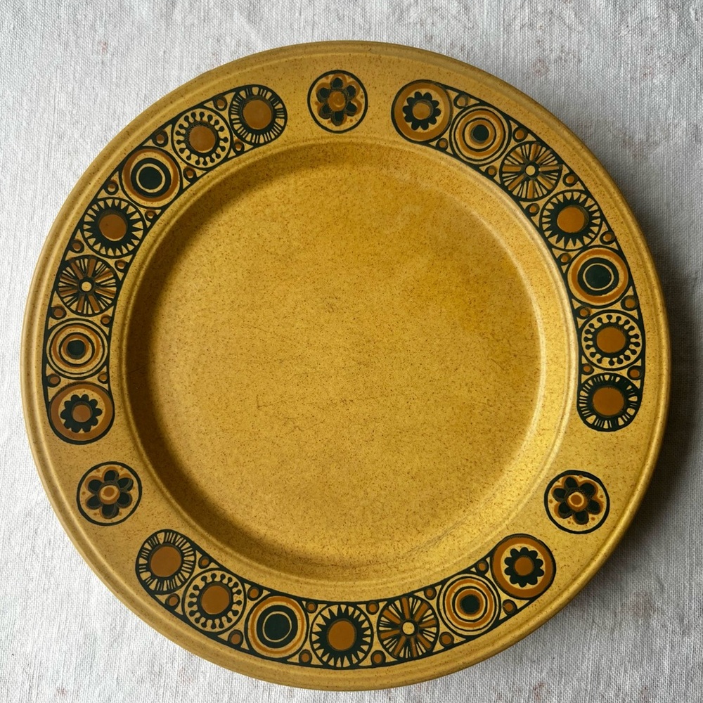 Set of 4-Vintage Kiln Craft Dinner Plates